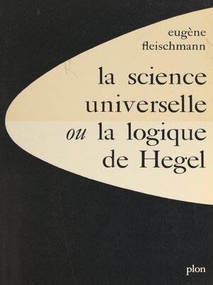 cover image of La science universelle